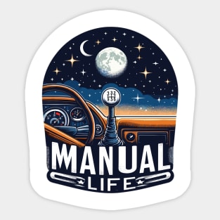 Manual gear shift Sticker